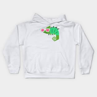 Swaggy chameleons with sunglasses Kids Hoodie